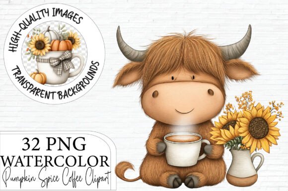 Download Pumpkin Spice Coffee Clipart Bundle - Premium Resources