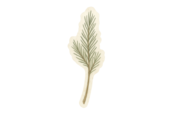 Download Vintage Pine Branch Winter - Premium Resources