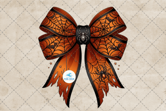 Download Spooky Coquette Halloween Bow Png - Premium Resources
