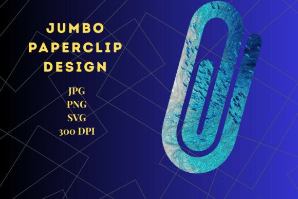 Download Arctic Blue Paperclip Design - Premium Resources